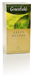 Чай Гринфилд Green Melissa травяной пачка 25 x 2 г.