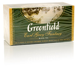 Чай Гринфилд Earl Grey Fantasy черный пачка 25 х 2 г.