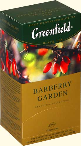 Чай Гринфилд Barberry Garden черный пак. 25х1,5 гр
