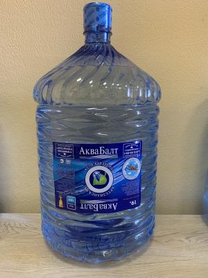 Apтезианская вода АкваБалт 19 л. одноразовая тара