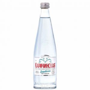 Минеральная питьевая вода Карачинская 0,5л стекло газированная 