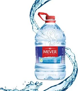 вода минеральная питьевая Мевер 6 л ,в упаковке 2 шт