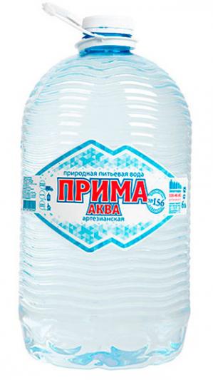 Артезианская вода Прима Аква 6 л.