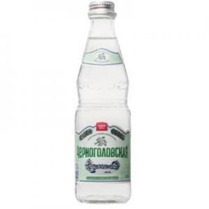 Вода Черноголовская питьевая 0.33 литра, слабогазированная, стекло, 12 шт. в уп.