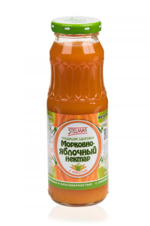 Стэлмас морковно-яблочный сок 1 л в уп.6 шт (под заказ 1-2 дня) ...