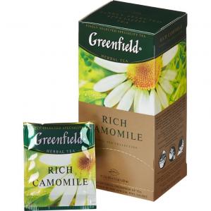 Чай Гринфилд Rich Camomile травяной пачка 25 х 1,5
