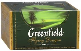 Чай Гринфилд Flying Dragon зеленый пачка 25 х 2 г.