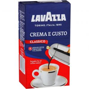 Кофе молотый Lavazza Crema e Gusto 250 г (вакуумный пакет)