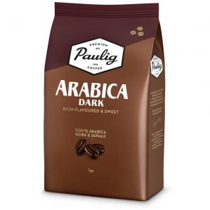Кофе в зернах Paulig Арабика Дарк, 1000 гр, пакет 